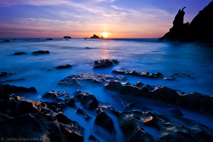 Ethereal Sea Photo, Rialto Beach, Oregon Coast