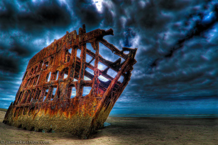 Peter Iredale Shipwreck, Fort Stevens State Park, Oregon Coast