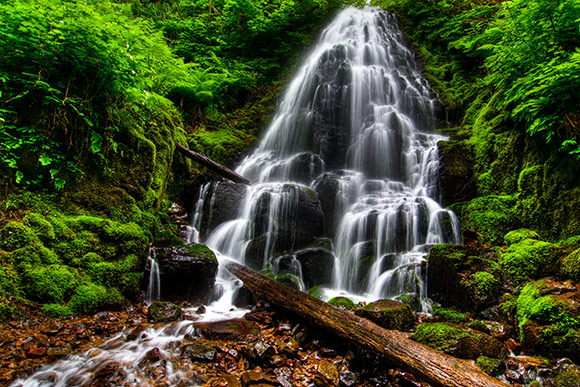 Fairy Falls in Columbia River Gorge