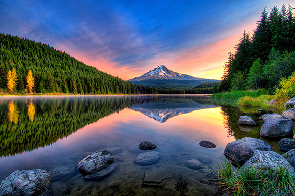 Mt. Hood from Trillum Lake Oregon, James K Watson Photography
